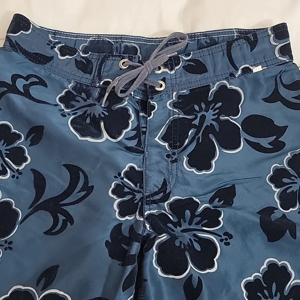 Vintage Y2K Hurley 999 Hawaiian Floral Boardshorts Mens 30 Surf Swim